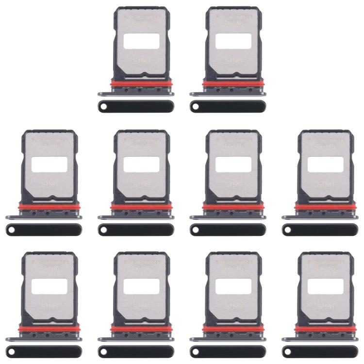 For Xiaomi Poco F7 Ultra 10pcs Original SIM Card Tray + SIM Card Tray (Jet Black) - Card Tray by buy2fix | Online Shopping UK | buy2fix