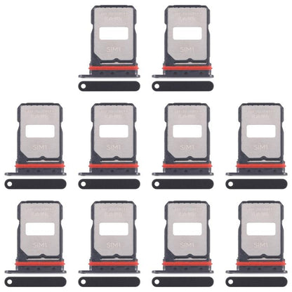 For Xiaomi Redmi K80 Pro 10pcs Original SIM Card Tray + SIM Card Tray (Frosted Black) - Card Tray by buy2fix | Online Shopping UK | buy2fix