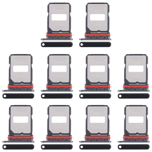 For Xiaomi Redmi K80 Pro 10pcs Original SIM Card Tray + SIM Card Tray (Jet Black) - Card Tray by buy2fix | Online Shopping UK | buy2fix
