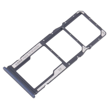 For Xiaomi Redmi 14C 4G 10pcs Original SIM Card Tray + SIM Card Tray + Micro SD Card Tray (Blue) - Card Tray by buy2fix | Online Shopping UK | buy2fix