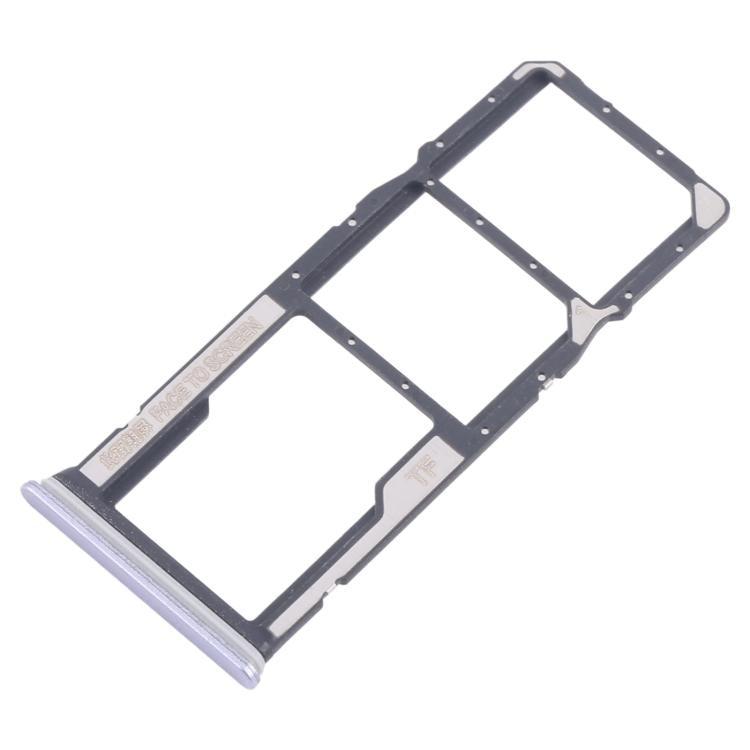For Xiaomi Redmi 14R 5G 10pcs Original SIM Card Tray + SIM Card Tray + Micro SD Card Tray (Purple) - Card Tray by buy2fix | Online Shopping UK | buy2fix