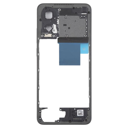 For OPPO A78 4G Original Middle Frame Bezel Plate (Black) - Frame Bezel Plate by buy2fix | Online Shopping UK | buy2fix