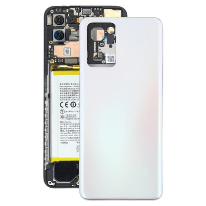 For OPPO Reno7 5G CPH2371 Battery Back Cover with Middle Frame(Gold) - Back Cover by buy2fix | Online Shopping UK | buy2fix