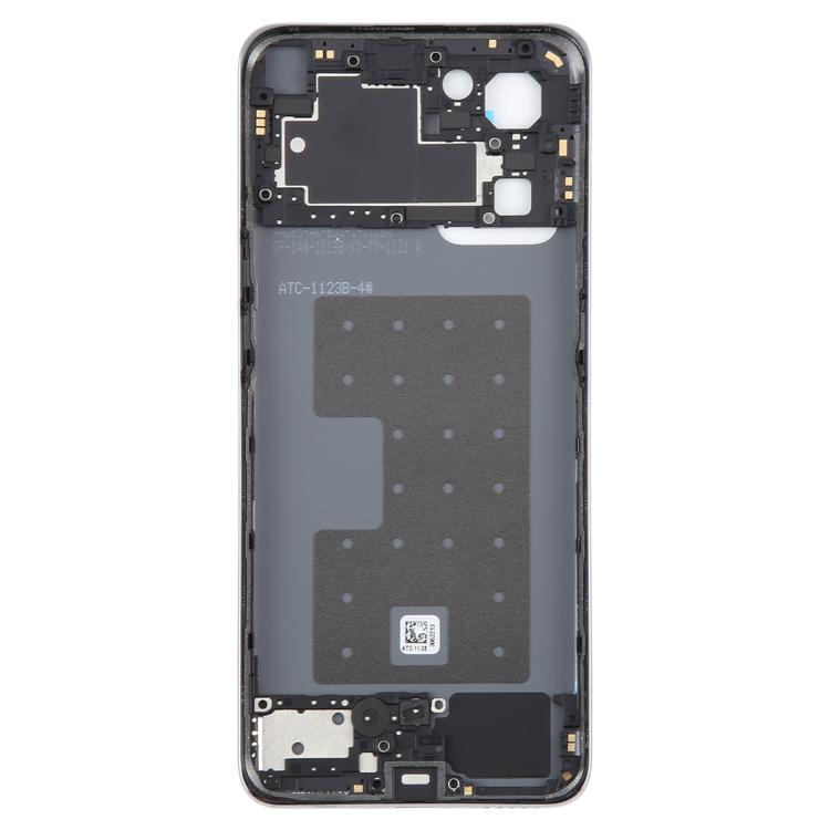 For OPPO Reno7 5G CPH2371 Battery Back Cover with Middle Frame(Gold) - Back Cover by buy2fix | Online Shopping UK | buy2fix