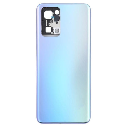 For OPPO Reno7 5G CPH2371 Battery Back Cover with Middle Frame(Blue) - Back Cover by buy2fix | Online Shopping UK | buy2fix