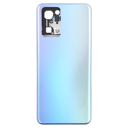 For OPPO Reno7 5G CPH2371 Battery Back Cover with Middle Frame(Blue) - Back Cover by buy2fix | Online Shopping UK | buy2fix
