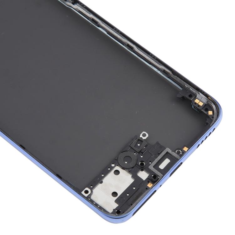 For OPPO Reno7 5G CPH2371 Battery Back Cover with Middle Frame(Blue) - Back Cover by buy2fix | Online Shopping UK | buy2fix