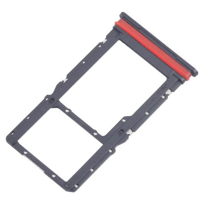 For Motorola Moto G53 XT2335-2 10pcs Original SIM + Micro SD Card Tray (Black) - Card Socket by buy2fix | Online Shopping UK | buy2fix