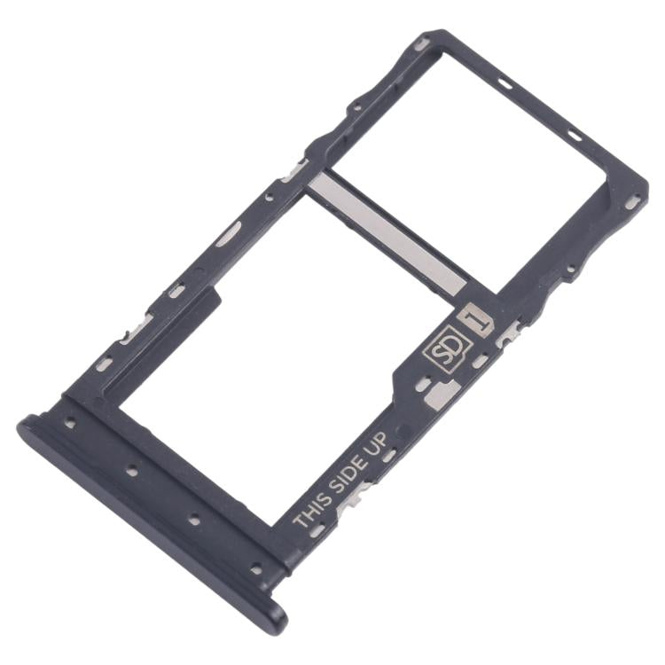 For Motorola Moto G 2022 10pcs Original SIM + Micro SD Card Tray (Black) - Card Socket by buy2fix | Online Shopping UK | buy2fix