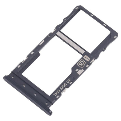 For Motorola Moto G 2022 10pcs Original SIM + Micro SD Card Tray (Black) - Card Socket by buy2fix | Online Shopping UK | buy2fix
