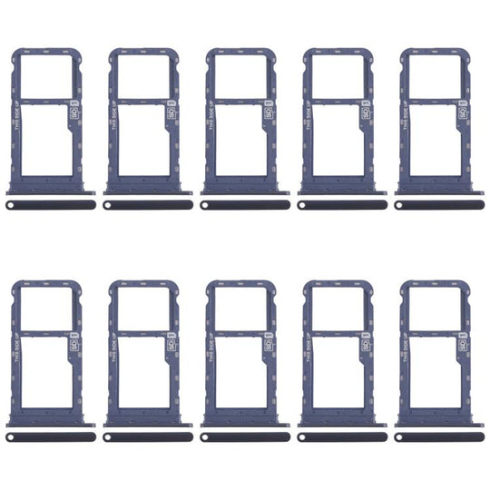 For Motorola Moto G60s XT2133-2 XT2133-1 10pcs Original SIM + Micro SD Card Tray (Blue)