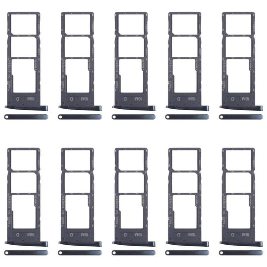 For Motorola Moto G6 10pcs Original SIM Card Tray + SIM Card Tray + Micro SD Card Tray (Black)