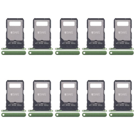 For Motorola Edge 50 Fusion 10pcs Original SIM + SIM Card Tray (Green)