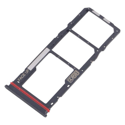 For Motorola Moto G04s 10pcs Original SIM Card Tray + SIM Card Tray + Micro SD Card Tray (Black) - Card Socket by buy2fix | Online Shopping UK | buy2fix