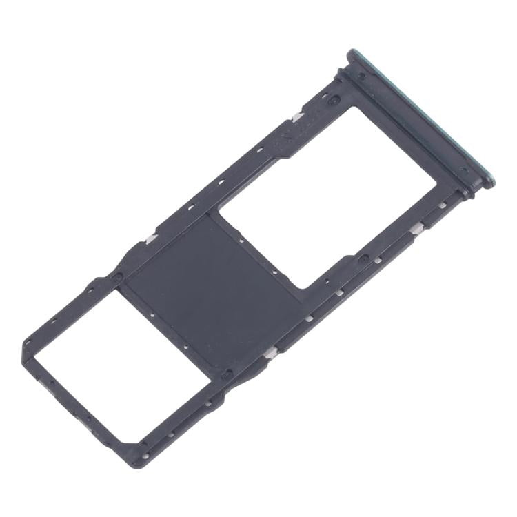 For Motorola Moto G04 10pcs Original SIM Card Tray + Micro SD Card Tray (Green) - Card Socket by buy2fix | Online Shopping UK | buy2fix