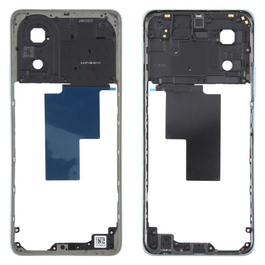 For OPPO A58 4G CPH2577 Original Middle Frame Bezel Plate (Green) - Frame Bezel Plate by buy2fix | Online Shopping UK | buy2fix