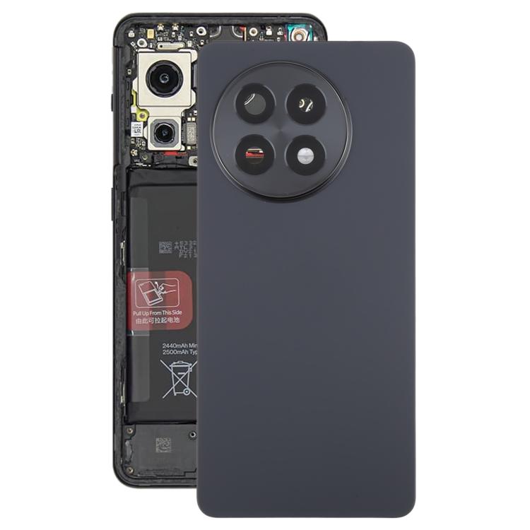For OnePlus 13R Original Back Cover with Camera Lens Cover(Black) - Back Cover by buy2fix | Online Shopping UK | buy2fix