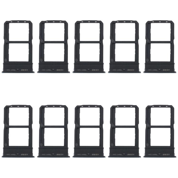 For vivo iQOO Neo5 Lite V2118A 10pcs Original SIM Card Tray + SIM Card Tray (Silver) - Card Tray by buy2fix | Online Shopping UK | buy2fix