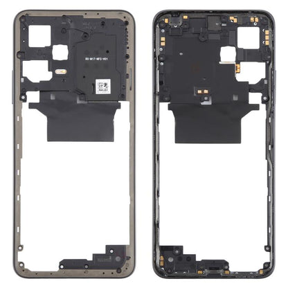 For Xiaomi Redmi Note 12 5G Original Middle Frame Bezel Plate (Black) - Frame Bezel Plate by buy2fix | Online Shopping UK | buy2fix