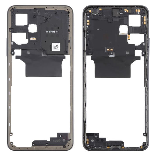 For Xiaomi Redmi Note 12 5G Original Middle Frame Bezel Plate (Black) - Frame Bezel Plate by buy2fix | Online Shopping UK | buy2fix