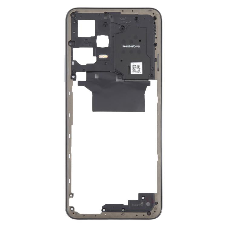 For Xiaomi Redmi Note 12 5G Original Middle Frame Bezel Plate (Black) - Frame Bezel Plate by buy2fix | Online Shopping UK | buy2fix