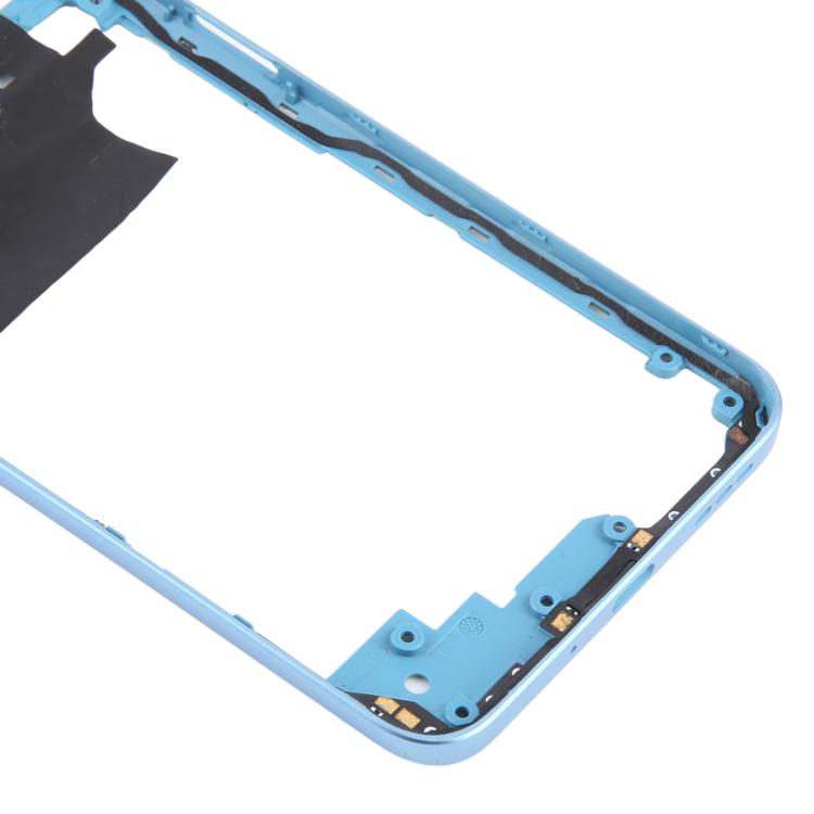 For Xiaomi Redmi Note 12 5G Original Middle Frame Bezel Plate (Blue) - Frame Bezel Plate by buy2fix | Online Shopping UK | buy2fix