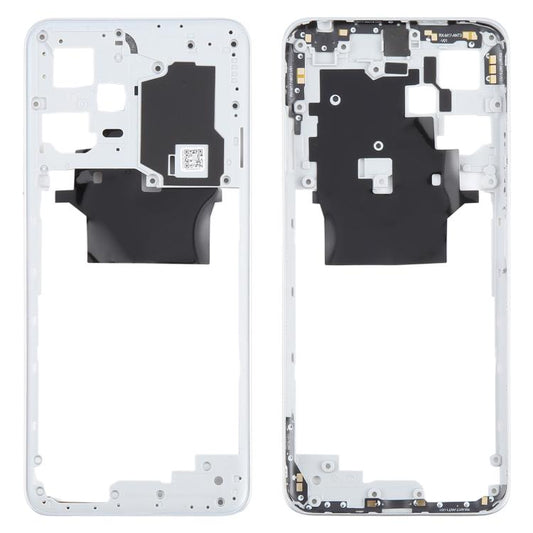 For Xiaomi Redmi Note 12 5G Original Middle Frame Bezel Plate (Silver) - Frame Bezel Plate by buy2fix | Online Shopping UK | buy2fix