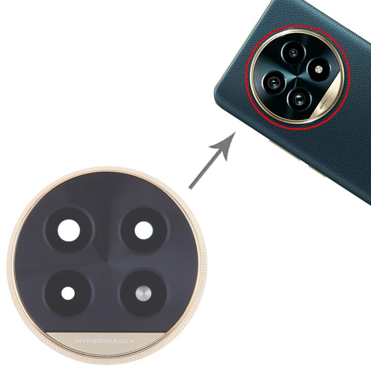 For Realme 13 Pro+ Original Rear Camera Lens Cover (Black) - Camera Series by buy2fix | Online Shopping UK | buy2fix