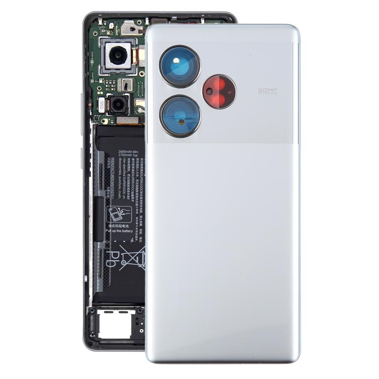 For Realme GT 6T Original Back Cover(Silver) - Back Cover by buy2fix | Online Shopping UK | buy2fix