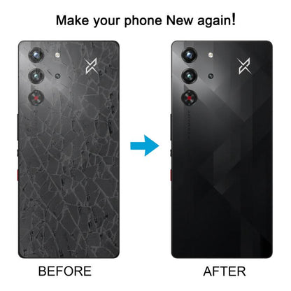 For ZTE Nubia RedMagic 10 Pro / 10 Pro+ NX789J Back Cover with Flash Shield(Black) - For ZTE by buy2fix | Online Shopping UK | buy2fix