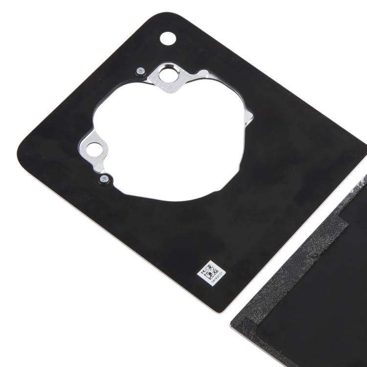 For ZTE Libero Flip 5G A304ZT Glass Back Cover(White) - For ZTE by buy2fix | Online Shopping UK | buy2fix
