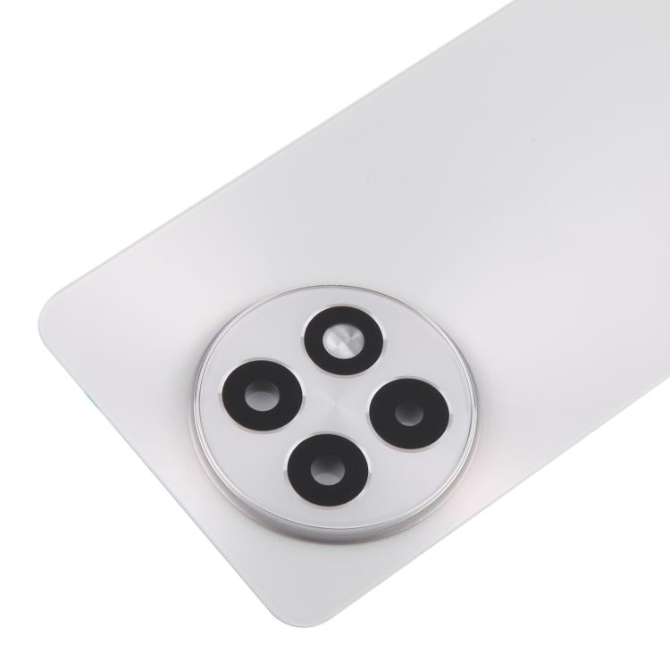 For OnePlus 13R CPH2645 CPH2691 CPH2647 Original Glass Battery Back Cover with Camera Lens(Matte Silver) - Back Cover by buy2fix | Online Shopping UK | buy2fix