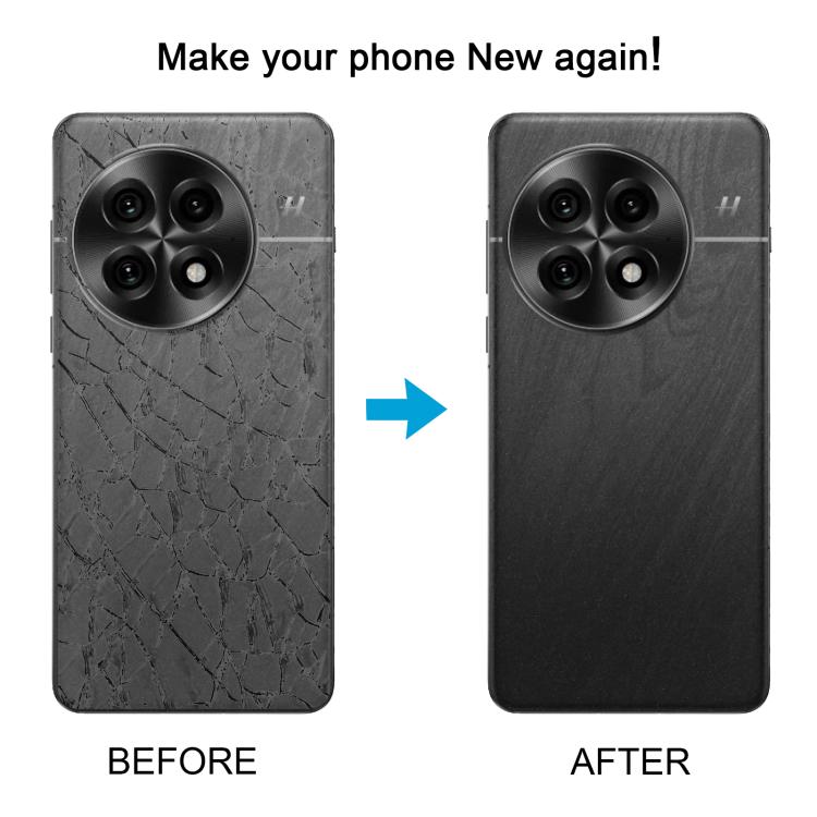 For OnePlus 13R CPH2645 CPH2691 CPH2647 Original Glass Battery Back Cover with Camera Lens(Matte Gray) - Back Cover by buy2fix | Online Shopping UK | buy2fix