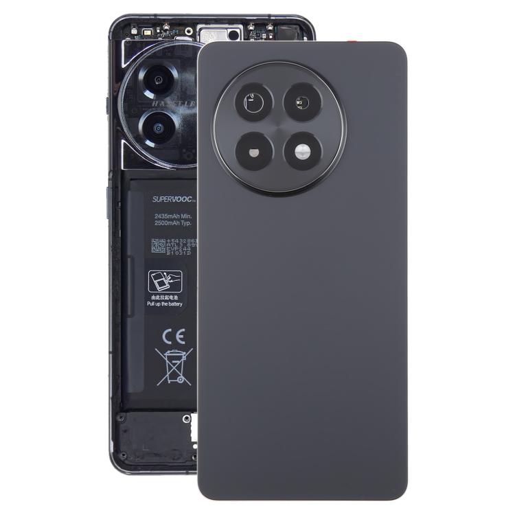 For OnePlus Ace 5 5G Original Glass Battery Back Cover with Camera Lens(Matte Gray) - Back Cover by buy2fix | Online Shopping UK | buy2fix