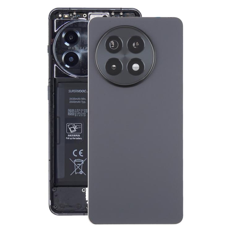 For OnePlus Ace 5 Pro 5G Original Glass Battery Back Cover with Camera Lens(Matte Gray) - Back Cover by buy2fix | Online Shopping UK | buy2fix