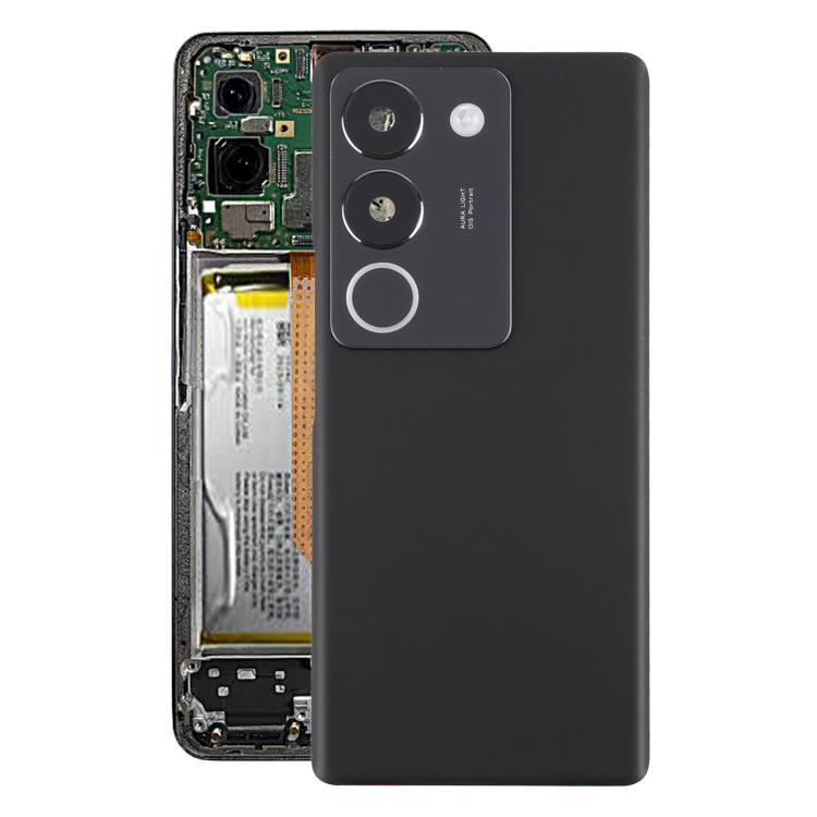 For vivo S17 V2283A Original Battery Back Cover with Camera Lens(Black) - Back Cover by buy2fix | Online Shopping UK | buy2fix