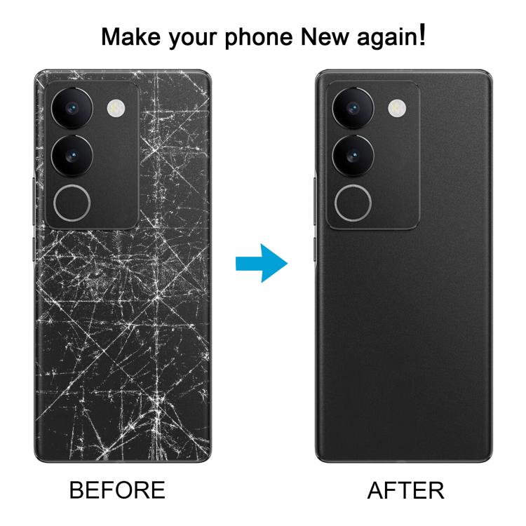For vivo S17 V2283A Original Battery Back Cover with Camera Lens(Black) - Back Cover by buy2fix | Online Shopping UK | buy2fix