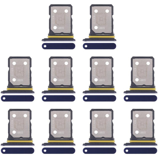 For Realme GT Neo 3 10pcs Original SIM Card Tray + SIM Card Tray (Blue) - Card Tray by buy2fix | Online Shopping UK | buy2fix