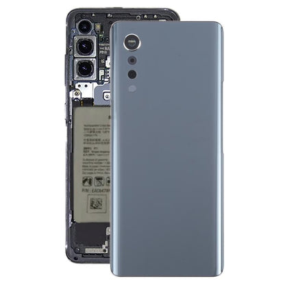 For LG Velvet 5G US Version Original Back Cover(Black) - For LG by buy2fix | Online Shopping UK | buy2fix