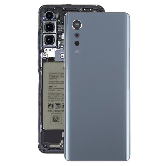 For LG Velvet 5G US Version Original Back Cover(Black) - For LG by buy2fix | Online Shopping UK | buy2fix