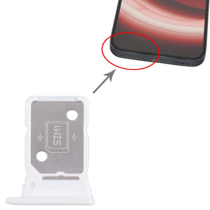 For Nothing Phone 2A SIM Card Tray + SIM Card Tray (White) - For Nothing by buy2fix | Online Shopping UK | buy2fix