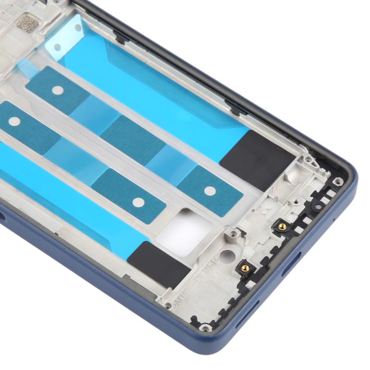 For Sony Xperia Ace III Middle Frame Bezel Plate (Blue) - Frame Bezel Plate by buy2fix | Online Shopping UK | buy2fix