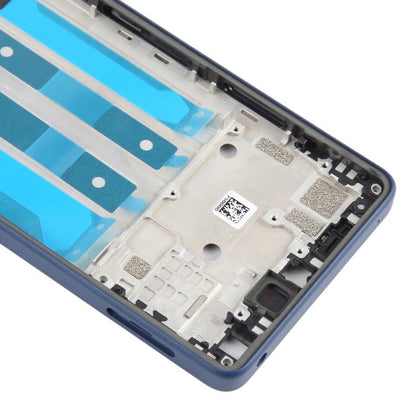 For Sony Xperia Ace III Middle Frame Bezel Plate (Blue) - Frame Bezel Plate by buy2fix | Online Shopping UK | buy2fix