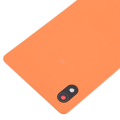 For Sony Xperia Ace III Back Cover with Camera Lens Cover(Orange) - Back Cover by buy2fix | Online Shopping UK | buy2fix