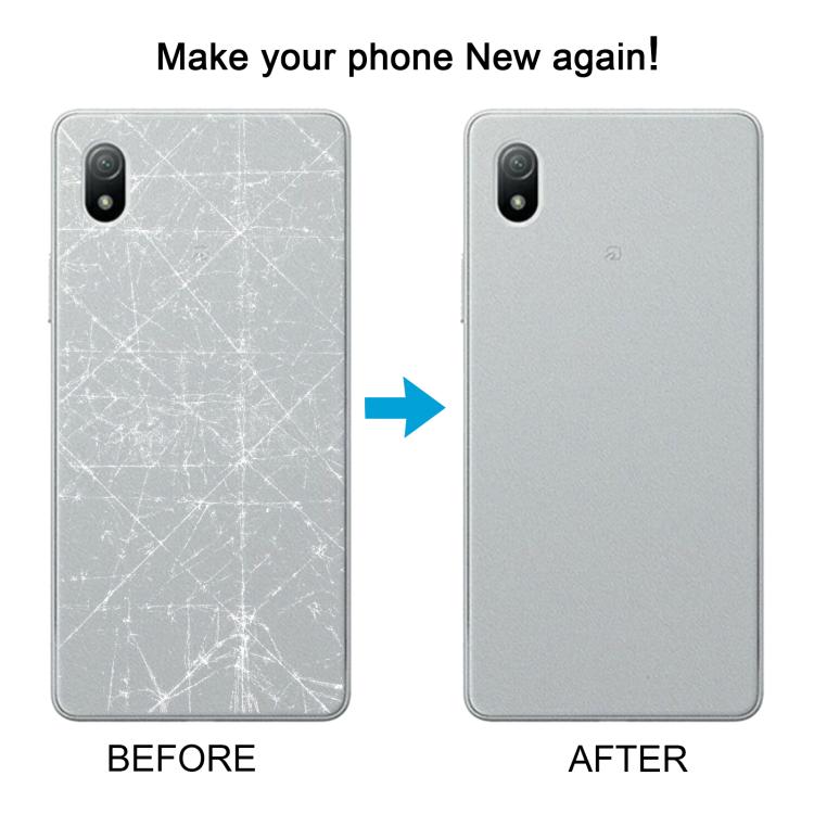 For Sony Xperia Ace III Back Cover with Camera Lens Cover(Blue) - Back Cover by buy2fix | Online Shopping UK | buy2fix