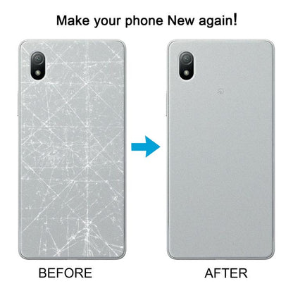 For Sony Xperia Ace III Back Cover with Camera Lens Cover(Black) - Back Cover by buy2fix | Online Shopping UK | buy2fix