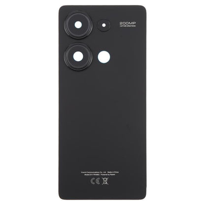 For Xiaomi Redmi Note 13 Pro 4G OEM Back Cover with Camera Lens Cover(Black) - Back Cover by buy2fix | Online Shopping UK | buy2fix
