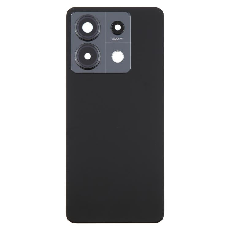 For Xiaomi Redmi Note 13 Pro 5G OEM Back Cover with Camera Lens Cover(Black) - Back Cover by buy2fix | Online Shopping UK | buy2fix