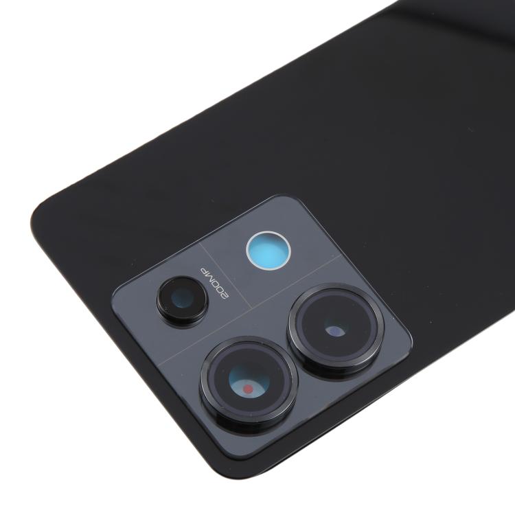 For Xiaomi Redmi Note 13 Pro 5G OEM Back Cover with Camera Lens Cover(Black) - Back Cover by buy2fix | Online Shopping UK | buy2fix