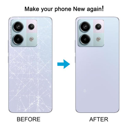 For Xiaomi Redmi Note 13 Pro 5G OEM Back Cover with Camera Lens Cover(Black) - Back Cover by buy2fix | Online Shopping UK | buy2fix